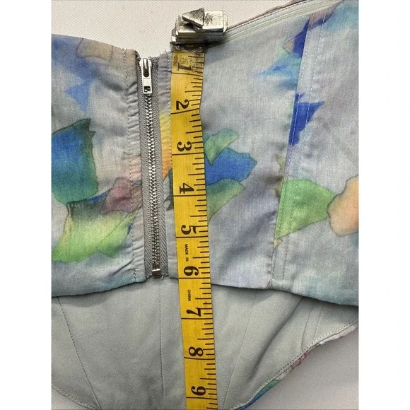 Fashion, Nova Butterfly_chic_clothing wWatercolor Corset Top Size Medium - Picture 11 of 13